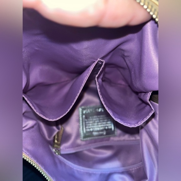 COACH POPPY STORYPATCH POP SWING BAG/ SHOULDER BAG GOLD #15304 - Picture 13 of 16